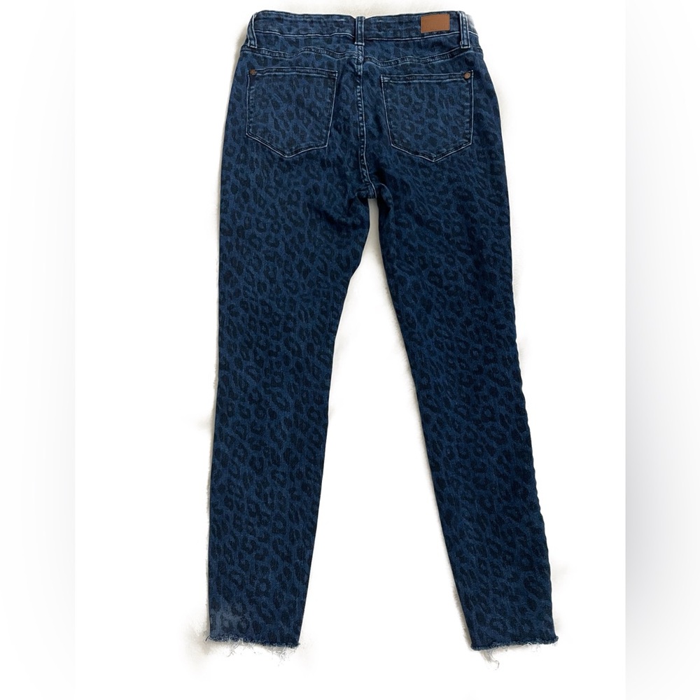 Judy Blue Dark Blue Leopard Skinny Jeans - Picture 3 of 3